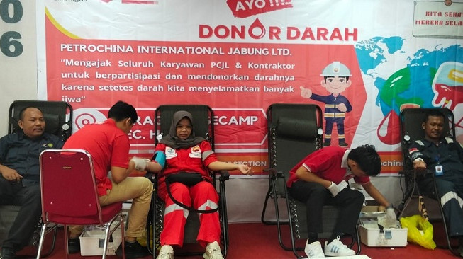 Jaga Stok Darah 23 Rumah Sakit, SKK Migas PetroChina Gelar Aksi Donor Darah 8 Kali Setahun